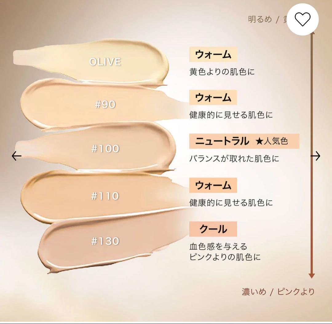 アプソリュ ザ フルイドファンデーション　100番詰め替え用　約8割残