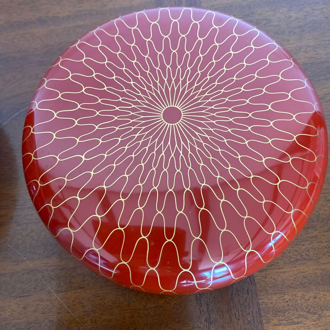 網目蒔絵喰籠　喰籠　網目蒔絵　朱塗　菓子器　 茶道具