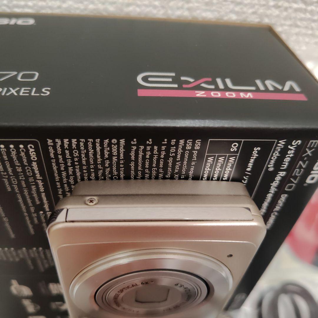 CASIO EXILIM EX-Z270 コンパクトデジタルカメラ 美品