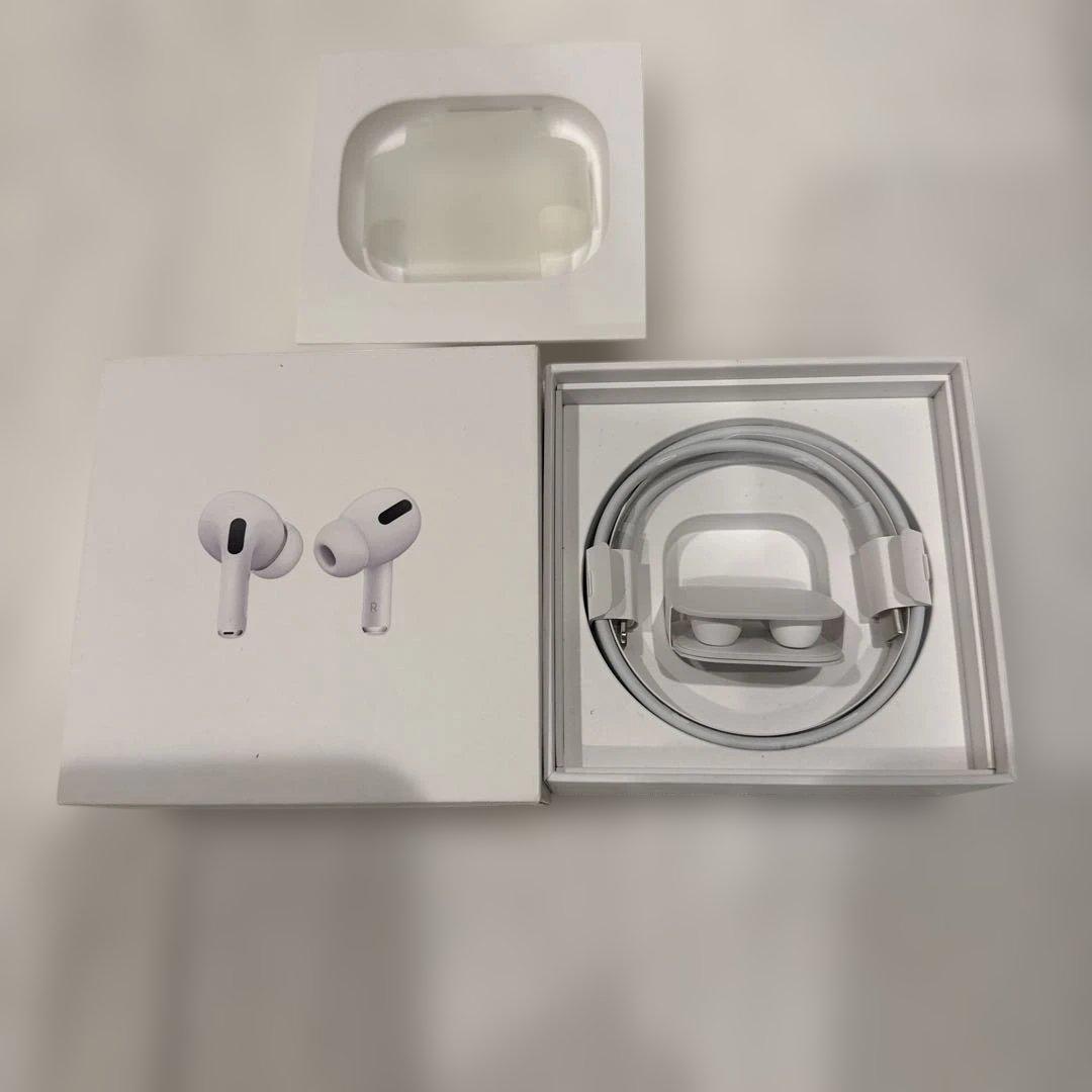 Apple AirPods Pro ホワイト本体 箱 付属品つき