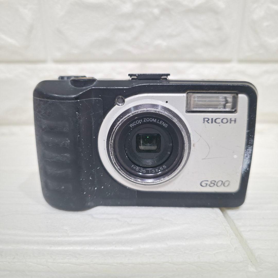 504【動作良好】RICOH G800 コンパクトデジタルカメラ　現場用カメラ