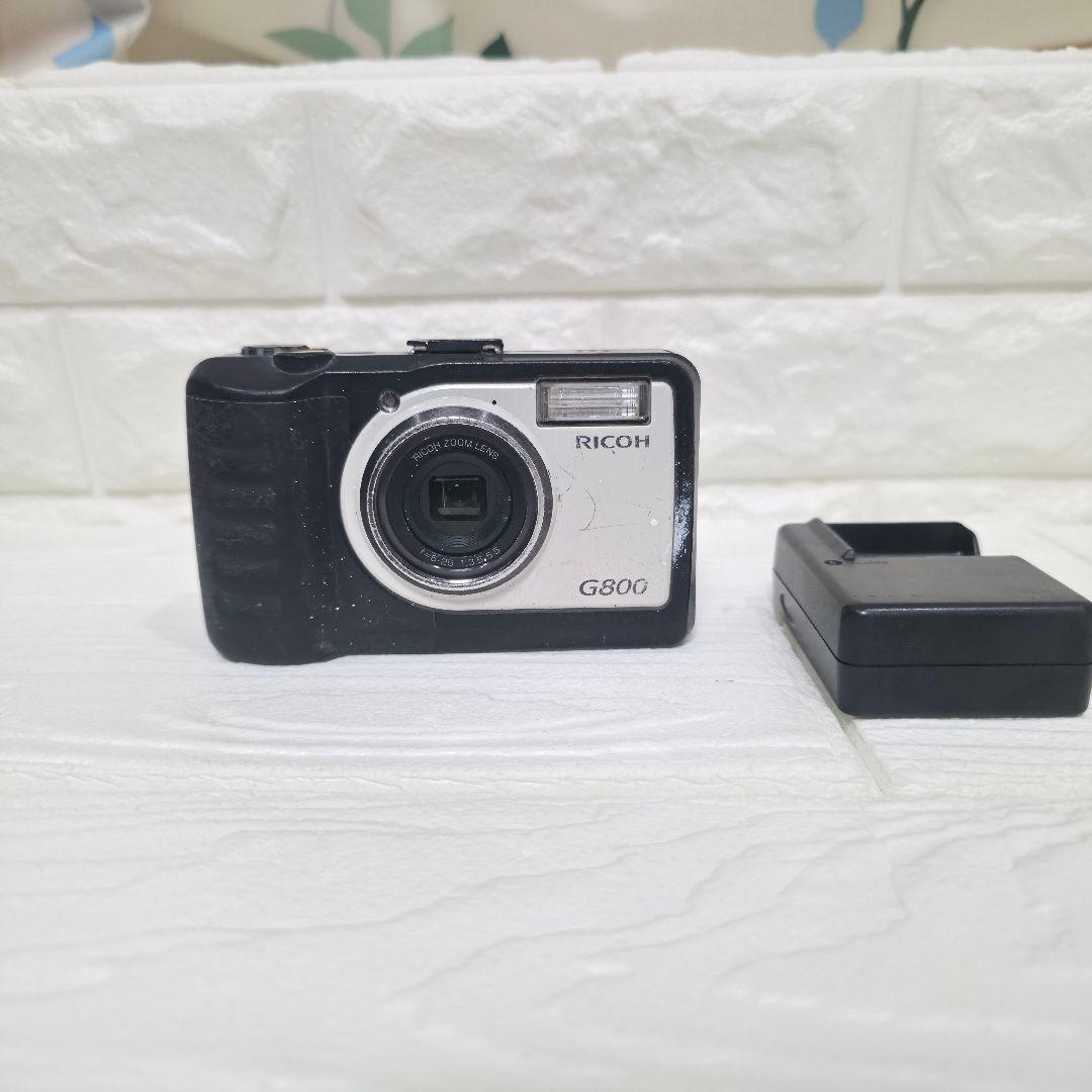 504【動作良好】RICOH G800 コンパクトデジタルカメラ　現場用カメラ
