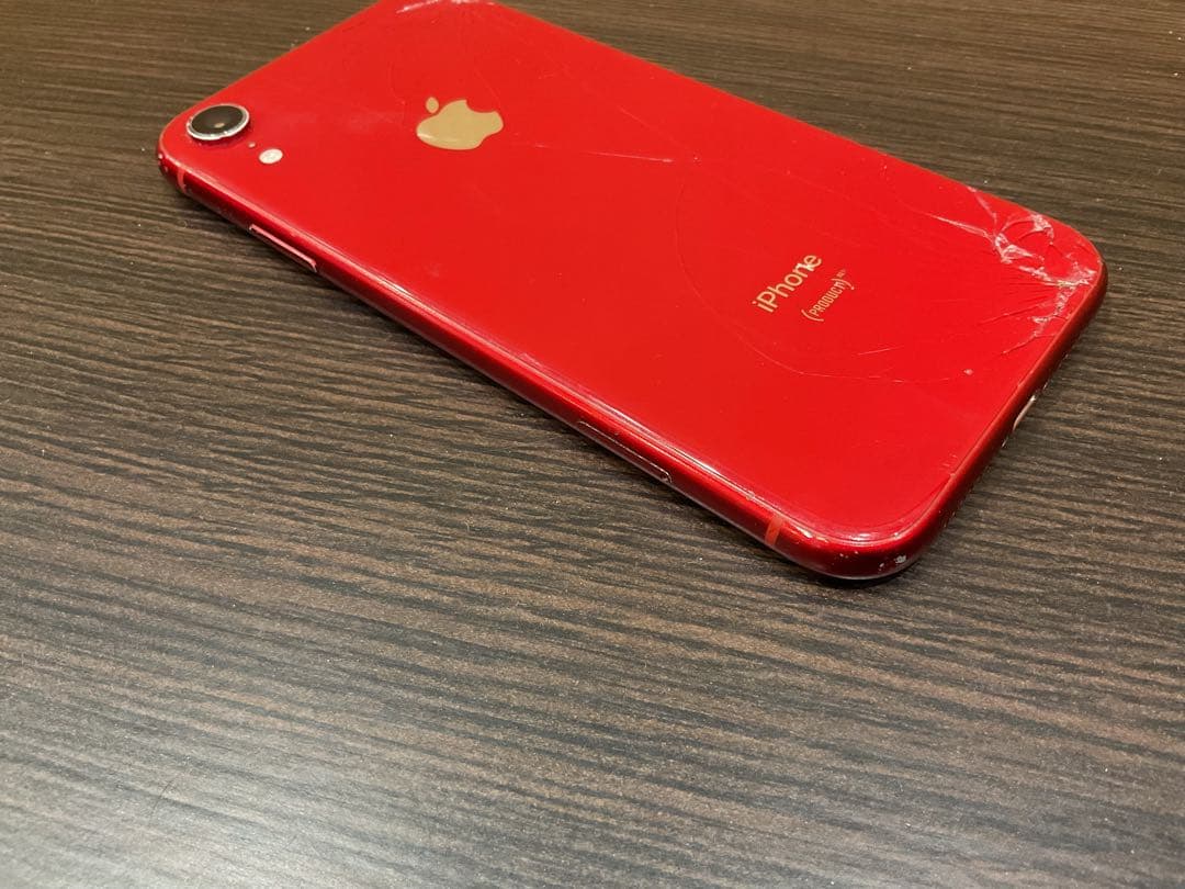 【背面ガラス割れ】Apple iPhone XR 64GB RED