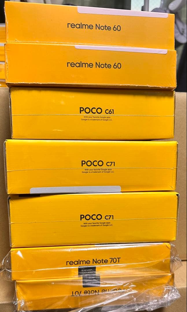 POCO C61/C71 & realme 70T Note 60 ❗️7台セット