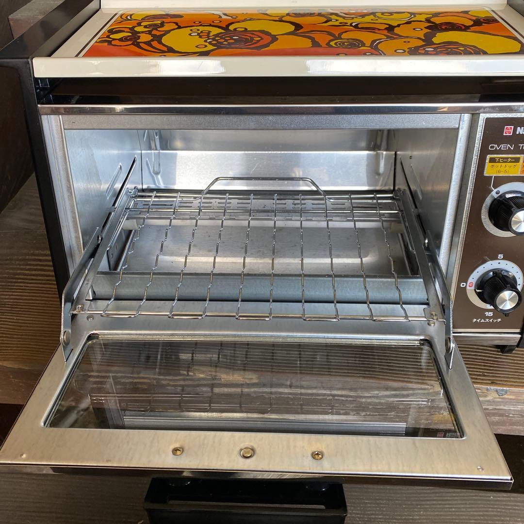 昭和レトロ　National Oven Toaster カラフルデザイン