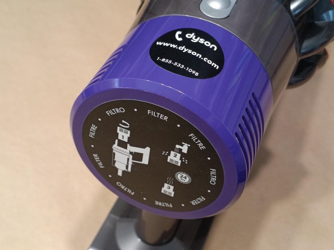 【USモデル】dyson cyclone V10 absolute ロングビン