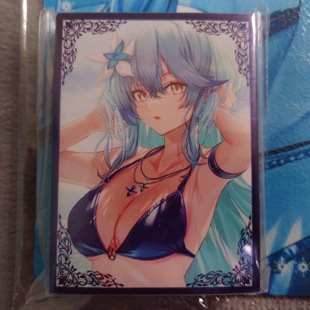 α2 ホロライブ ネックレス&青ビキニ 雪花ラミィ スリーブ&プレイマット