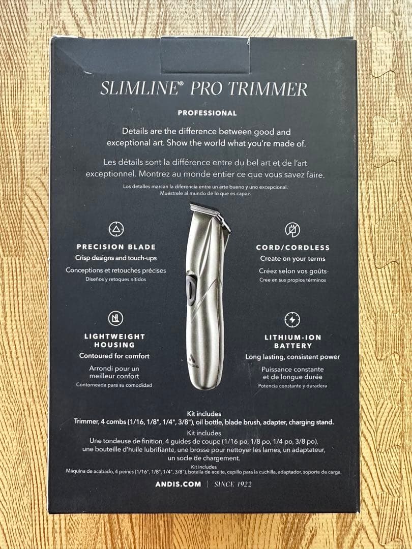andis SLIMLINEPROLi #32810 スキンフェードカット必需品