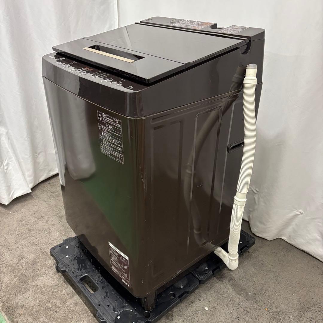 152❤️　洗濯機　10キロ　東芝　木目調デザイン　大容量　安い　中古　設置無料