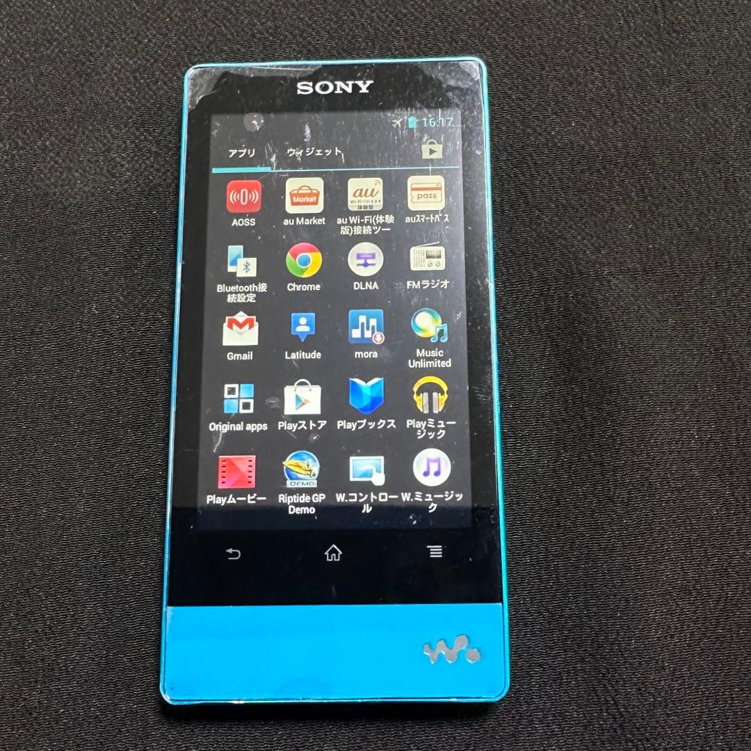 【動作確認済み】SONYウォークマン NW-F800シリーズNW-F807ブルー