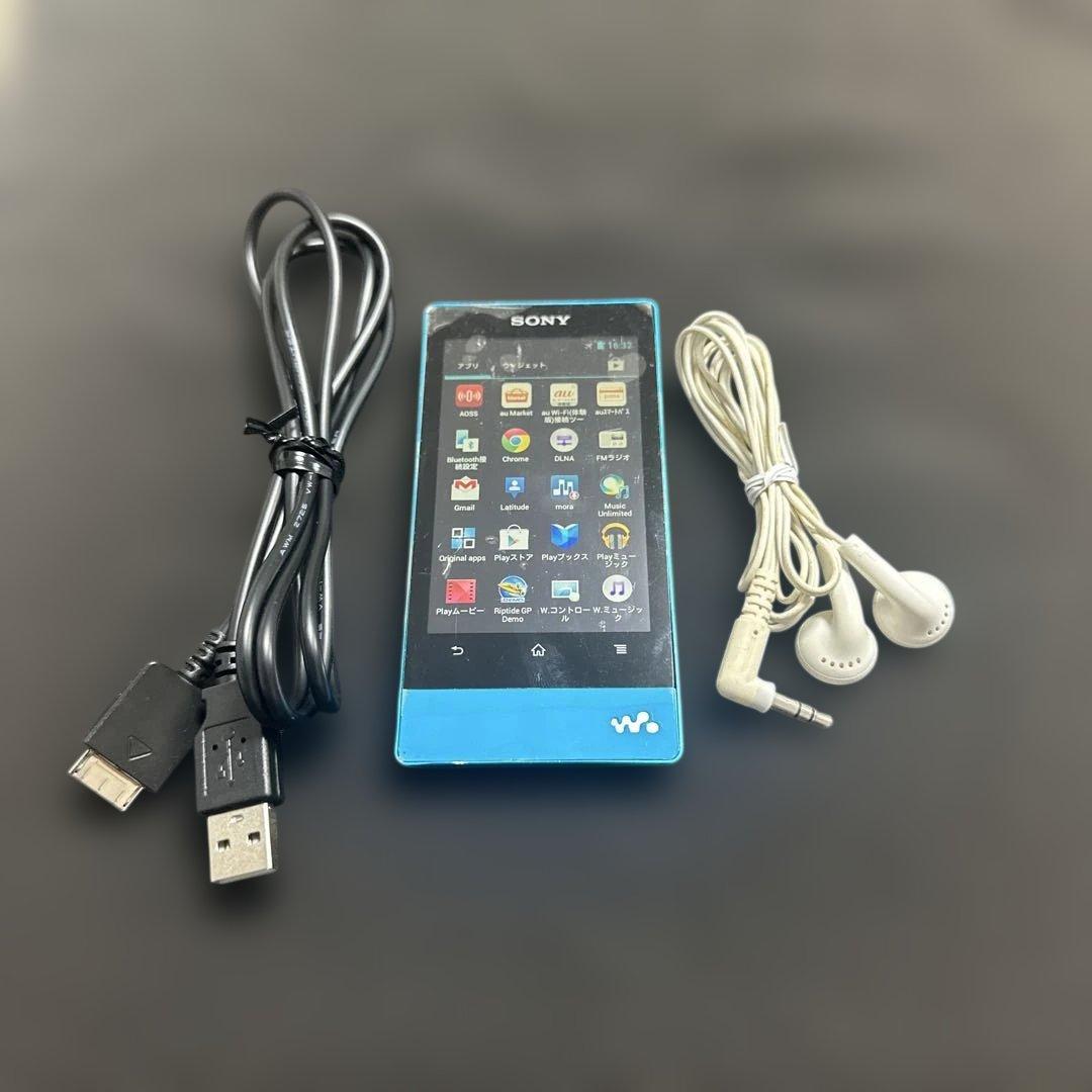 【動作確認済み】SONYウォークマン NW-F800シリーズNW-F807ブルー