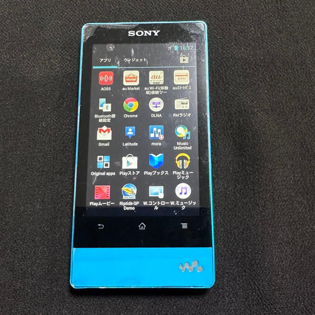 【動作確認済み】SONYウォークマン NW-F800シリーズNW-F807ブルー