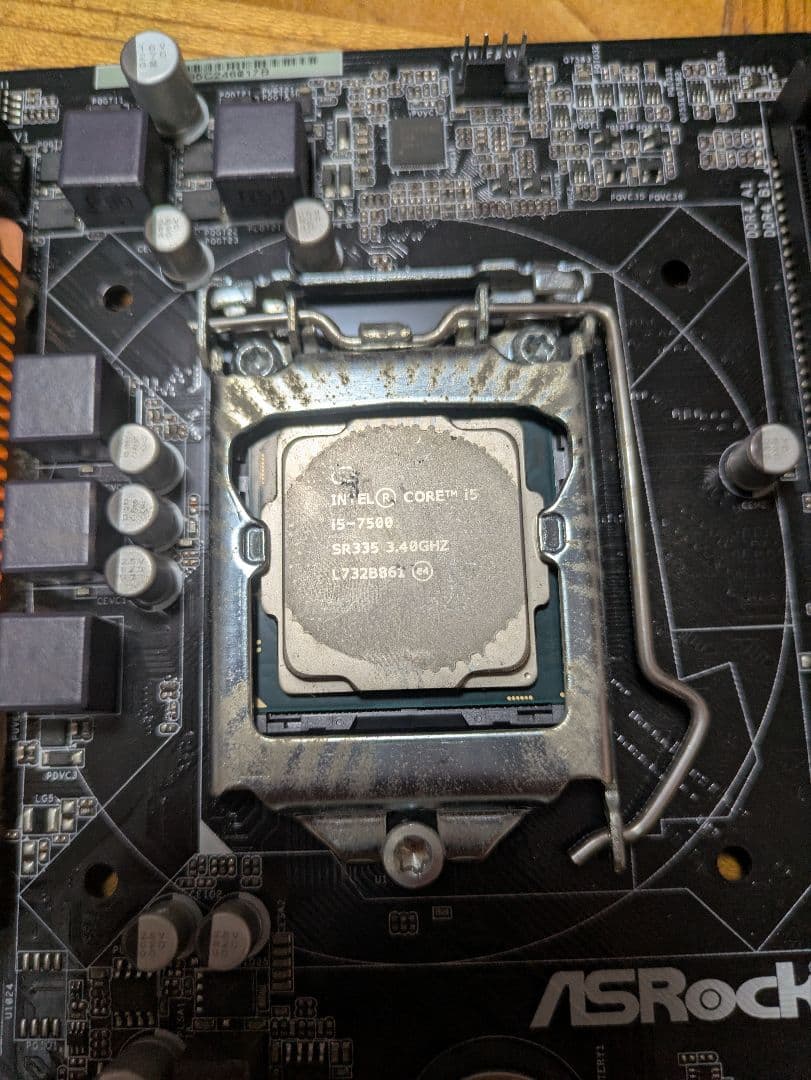 ASRock H110マザーボード　i5　7500　セット