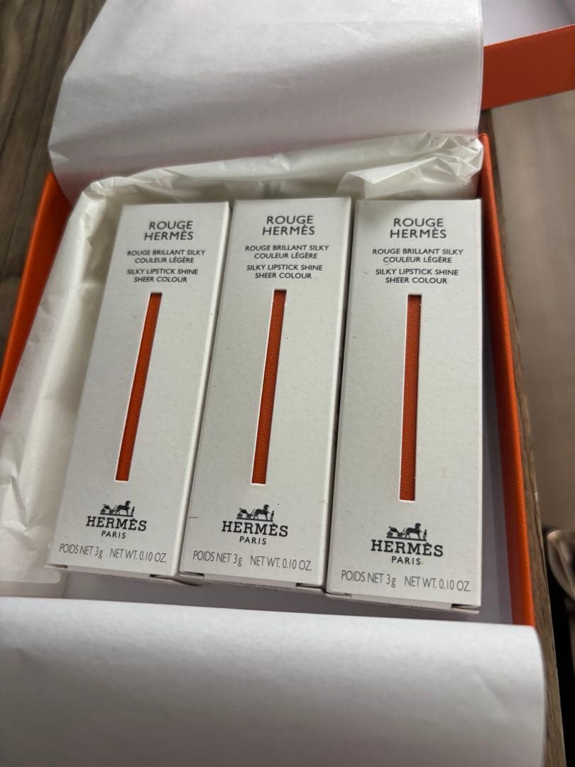 新品・未使用　エルメス ルージュ エルメスシルキー リップスティック 3本セット