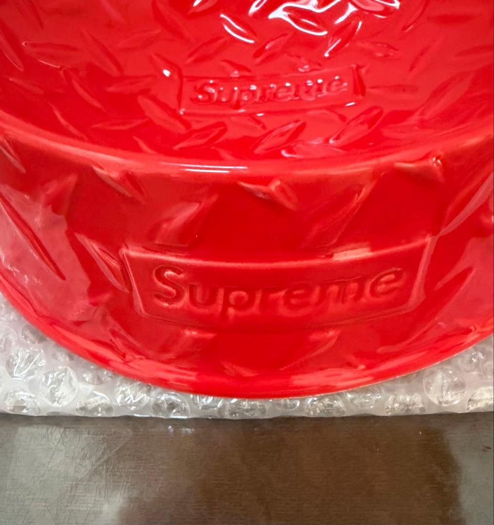 Supreme フードボウル レッド