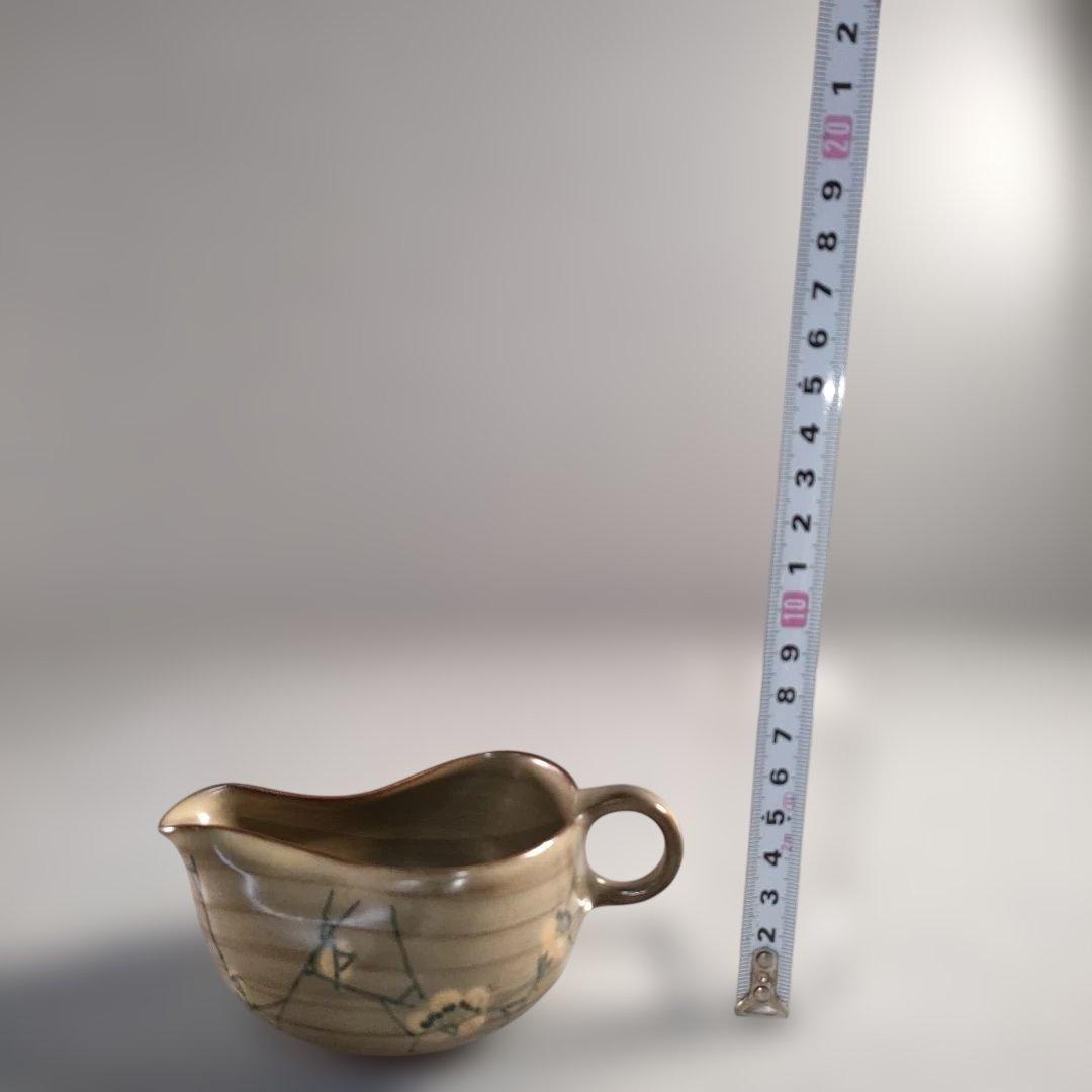 A1370-7/無名異焼/赤水窯/五代伊藤赤水/梅紋茶器揃/茶道具/煎茶器/茶器