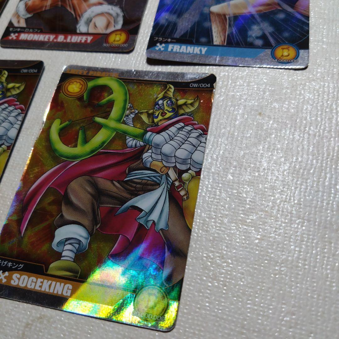 ワンピース　ウォンテッドカード WANTED CARD ナミ、ルフィなど５枚