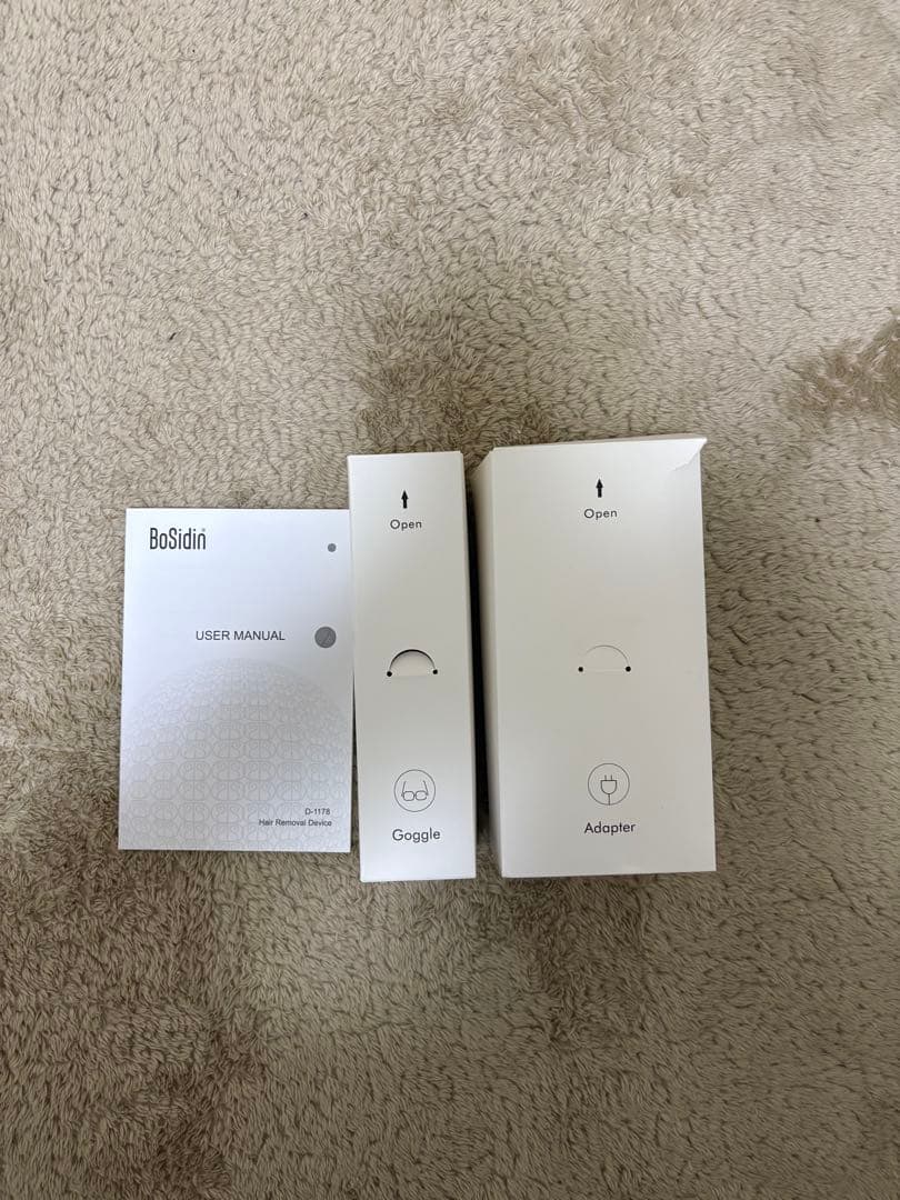 BoSidin 脱毛器 本体と付属品