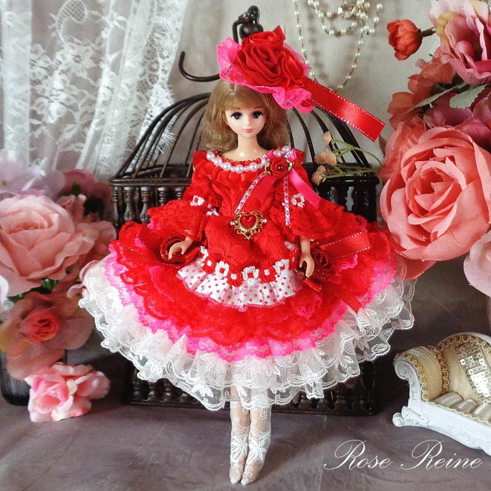 ★春祭特価！ロリータロマンス 苺の妖精 キュートで愛らしいフリルドールドレス
