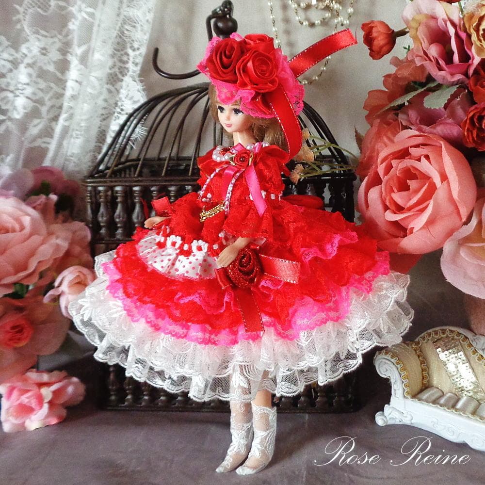 ★春祭特価！ロリータロマンス 苺の妖精 キュートで愛らしいフリルドールドレス