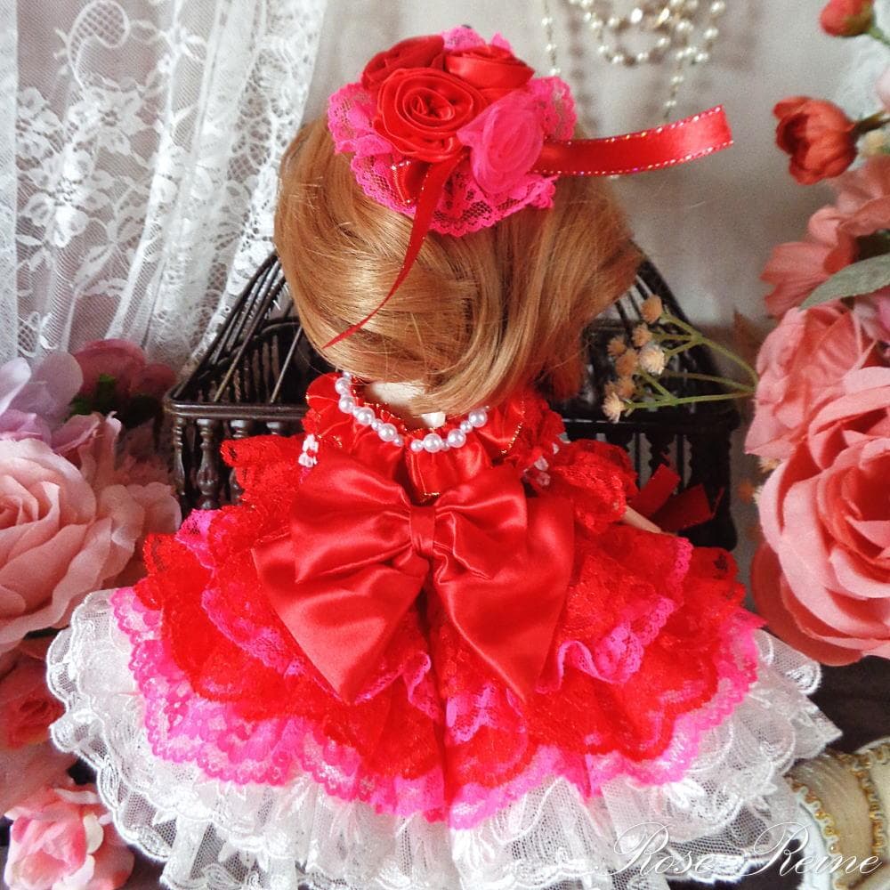 ★春祭特価！ロリータロマンス 苺の妖精 キュートで愛らしいフリルドールドレス