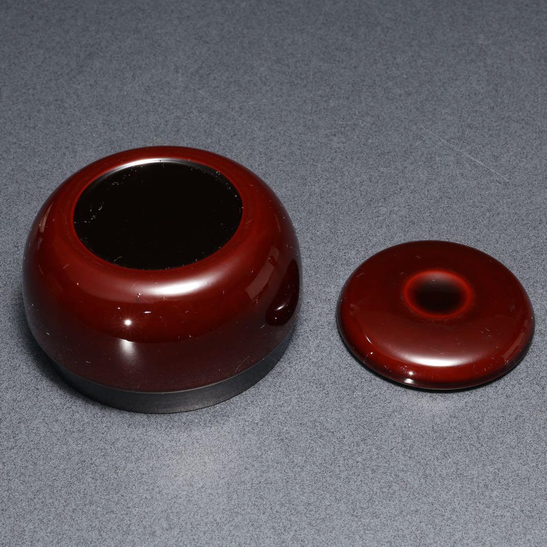 茶箱　女桑　染付　紅葉・桜図　雲錦　仕服　R1710