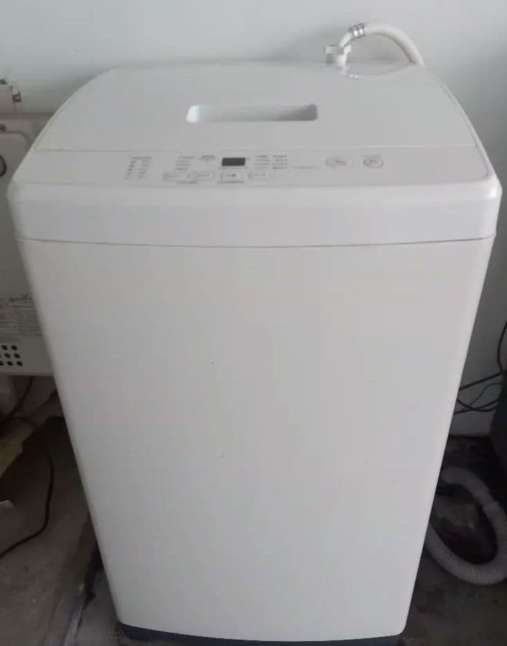 【無印良品】洗濯機本体　ホワイト　縦型