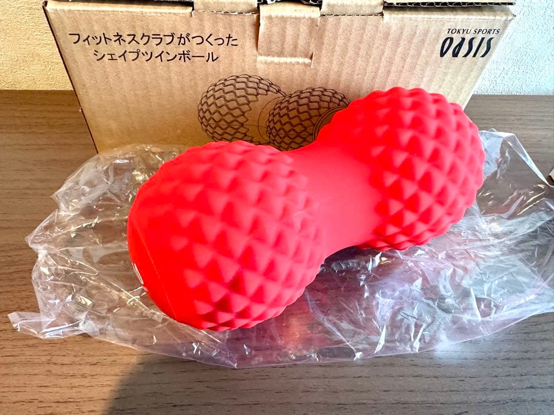 【未使用に近い】トーキョースポーツ シェイプツインボール 赤