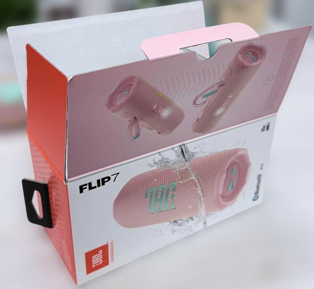 【数回使用】<HARMAN> JBL FLIP7 ワイヤレススピーカー(ピンク)