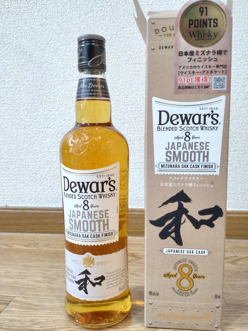Dewar's Japanese Smooth 8年 ミズナラ樽フィニッシュ