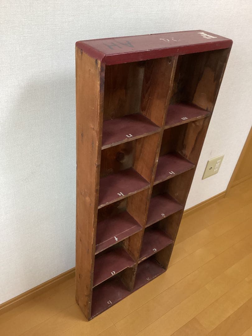 木製オープンシェルフ 海外アンティーク