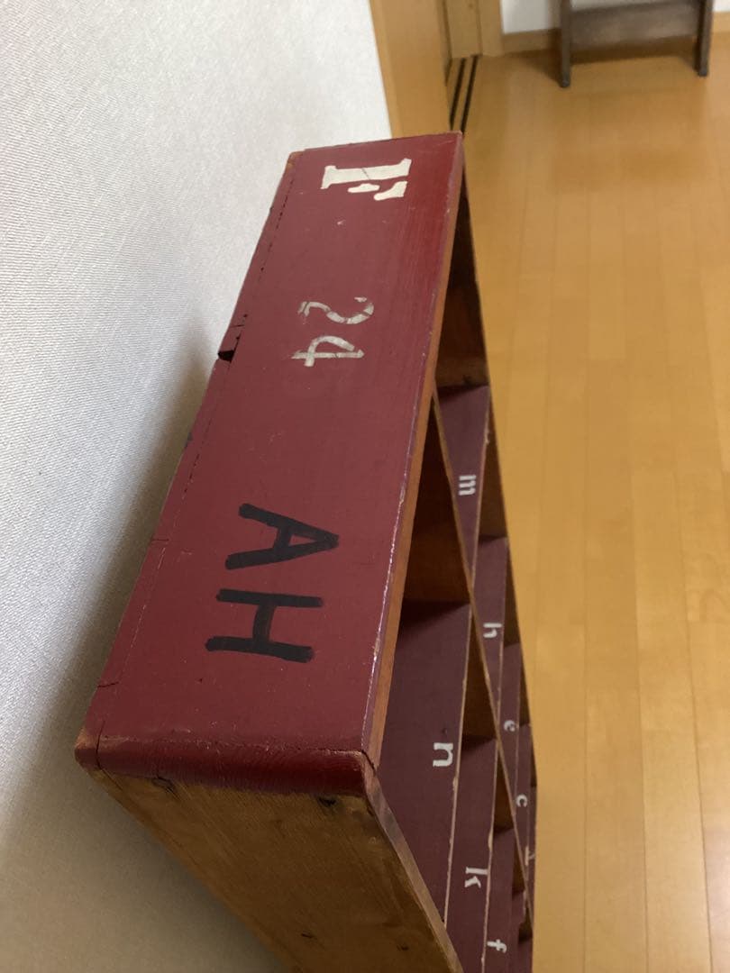木製オープンシェルフ 海外アンティーク