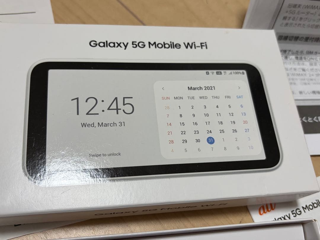 Galaxy 5G Mobile Wi-Fi SCR01 送料込み