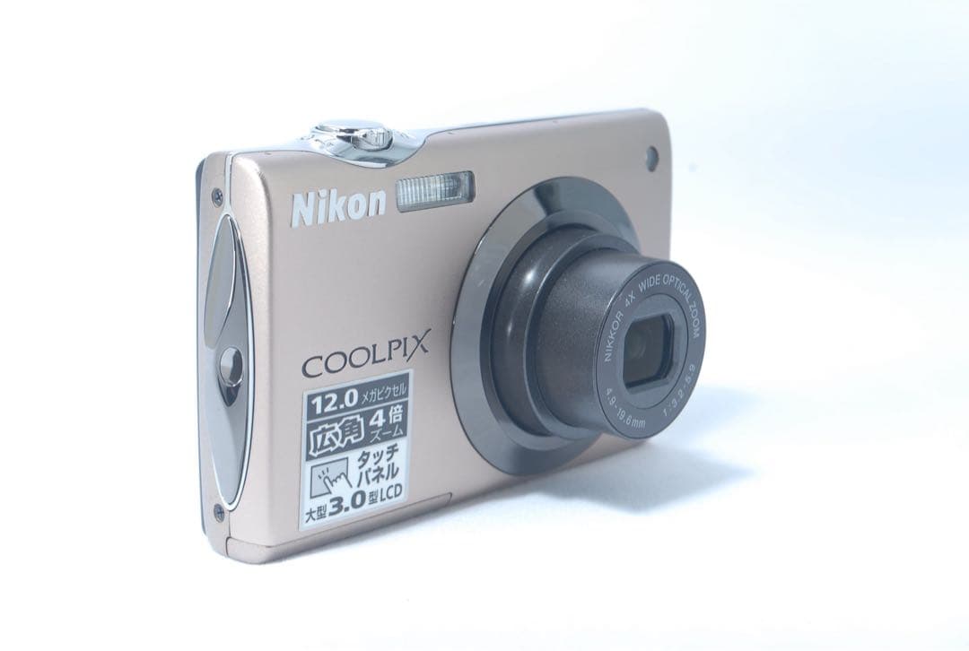 動作良好♥️Nikon 人気 コンデジ ゴールド すぐ使えるフルセット スマホ転送