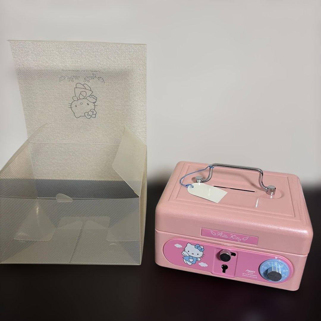 【最終値下げ】レア　ハローキティ　エンジェル　手提げ金庫　1999年希少品