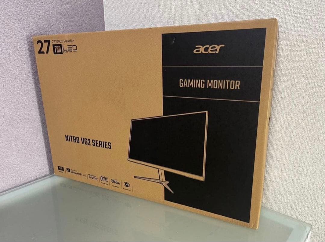 Acer ゲーミングモニター VG272Xbmiipx 240Hz 27インチ