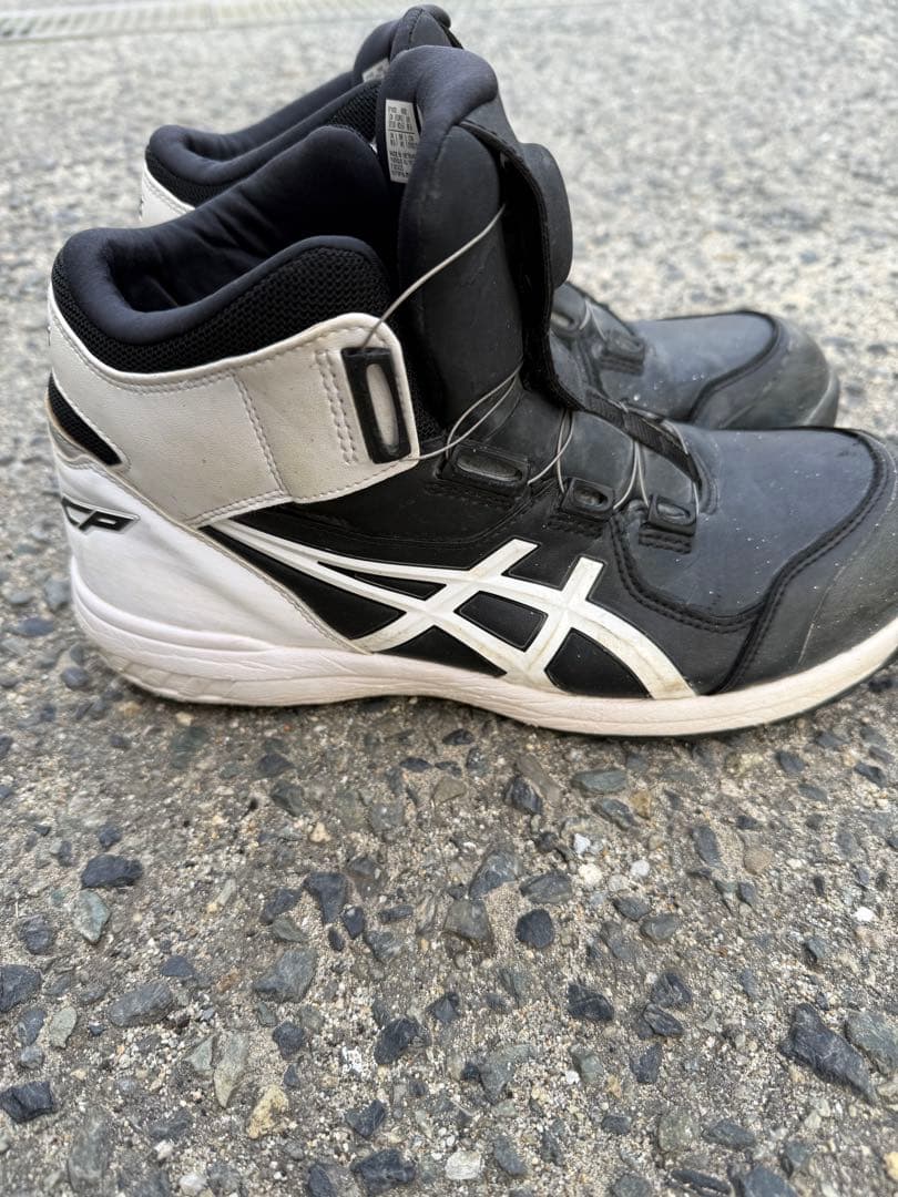 ASICS BOA 安全靴 JSAA A種 ブラック/ホワイト