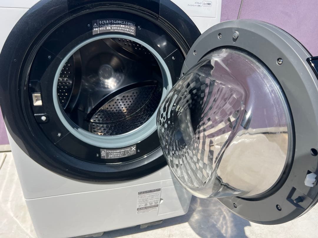 SHARP ドラム式電気洗濯乾燥機ES-S7F-WR 2021年