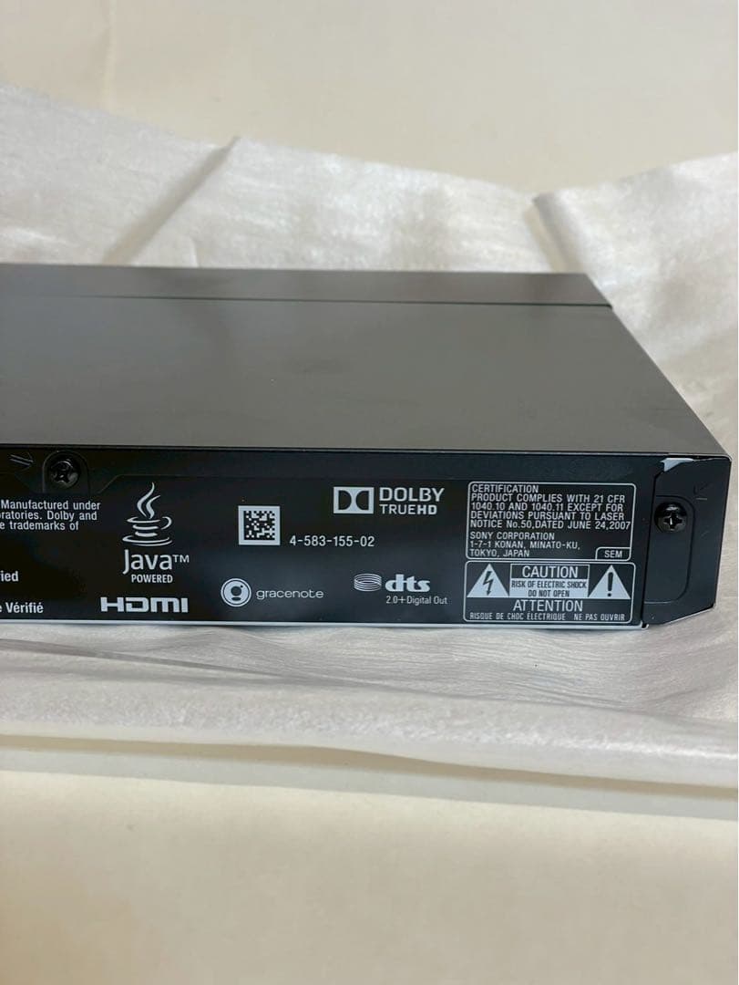 SONY ブルーレイ/DVDプレーヤー BDP-S6700 4Kアップコンバート