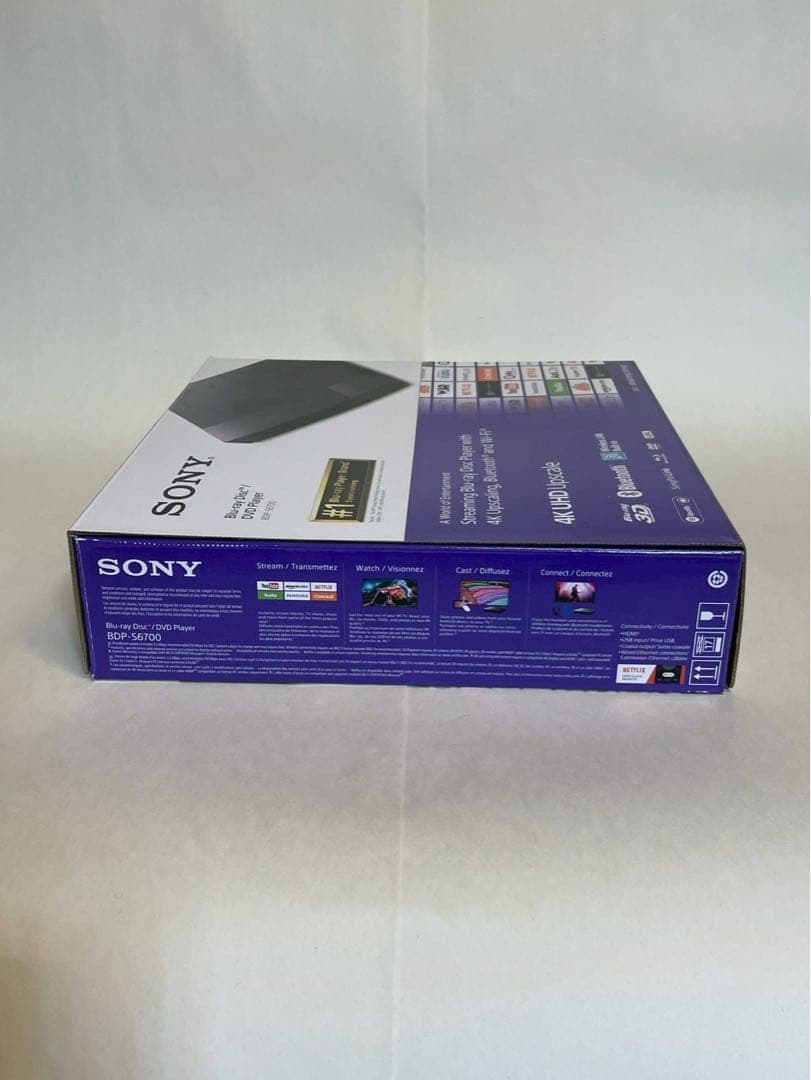 SONY ブルーレイ/DVDプレーヤー BDP-S6700 4Kアップコンバート