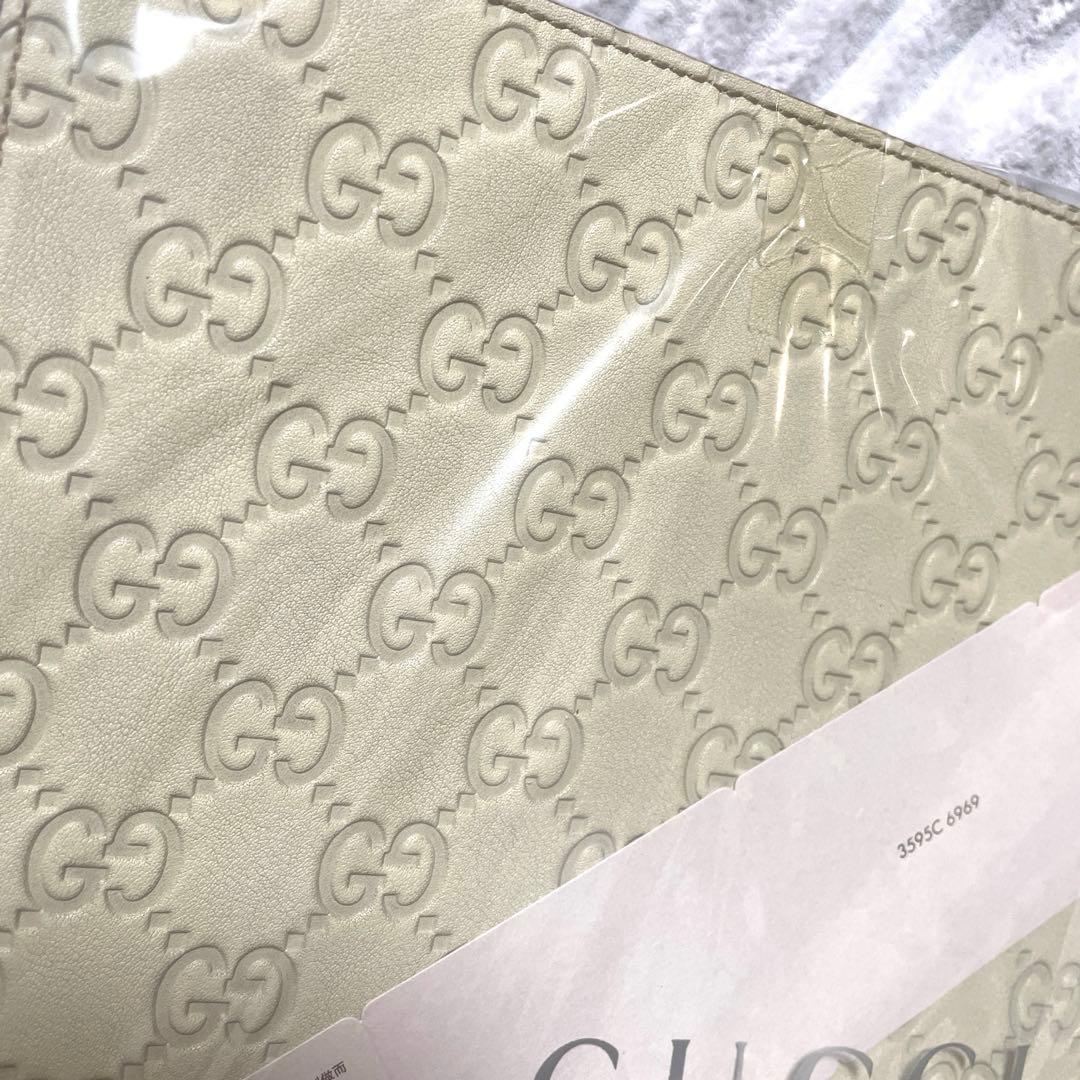 GUCCI グッチ GGシマ レザー マウスパッド 本革