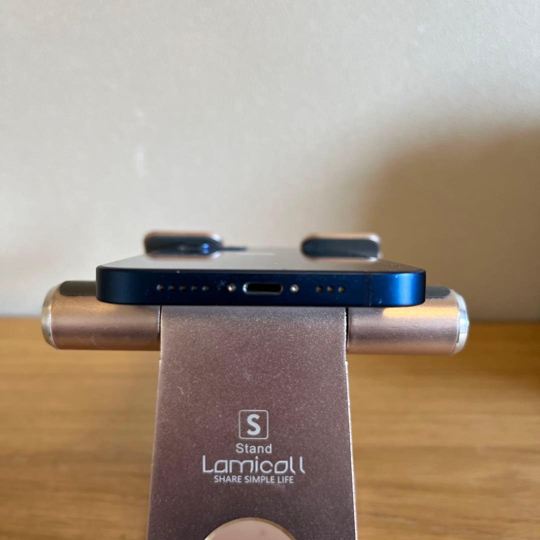 バッテリー新品100%！iPhone12 ブルーBLUE128GB SIMフリー