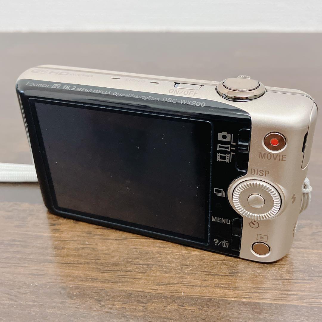 【動作品】SONY Cyber-shot DSC-WX200 ゴールド