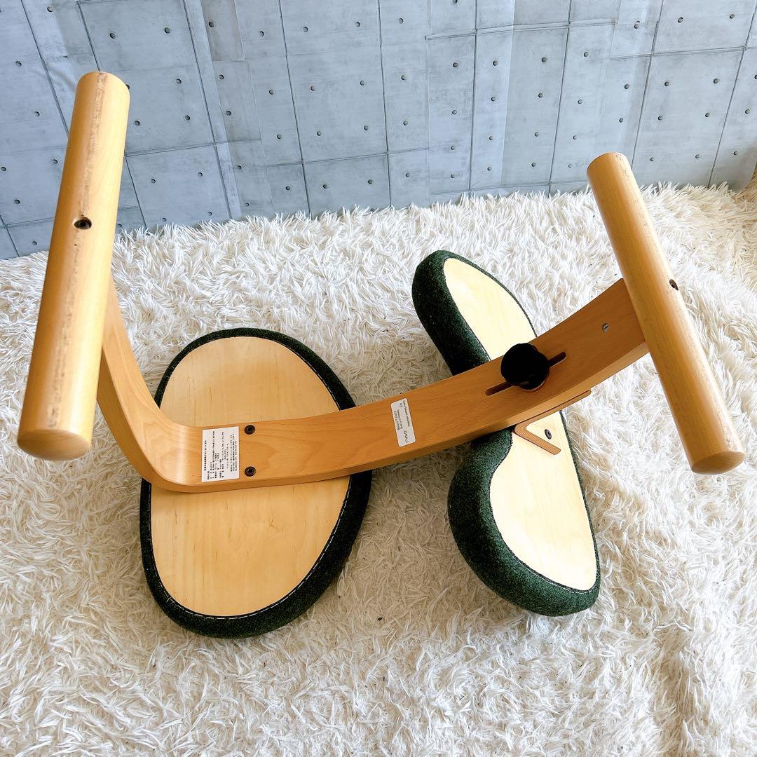 美品　リボ　RYBO　バランスチェア　バランスイージー　人気色　グリーン