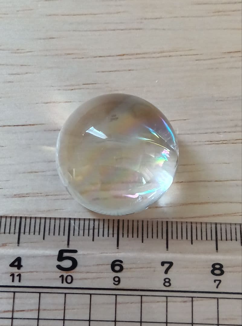 【虹セット】アイリスクォーツ　カボション　ブレスレット　美品　天然石　水晶