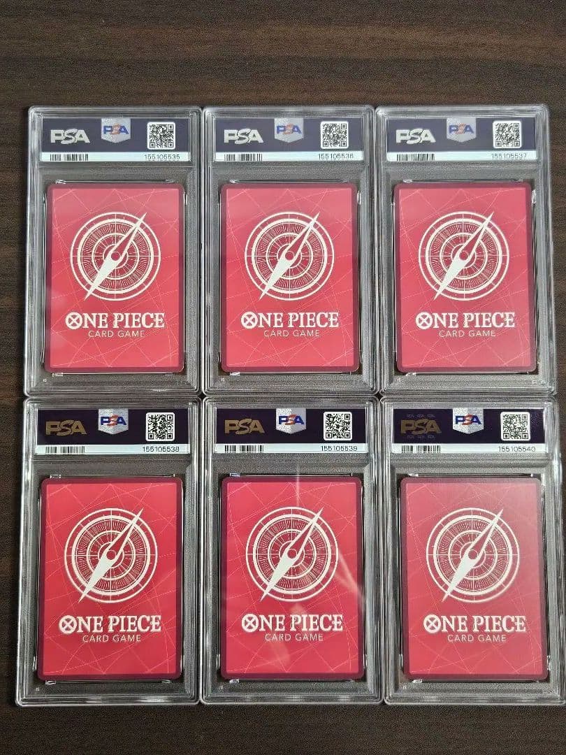 ONE PIECE　ワンピース　リミテッドカードコレクション PSA10　6連番