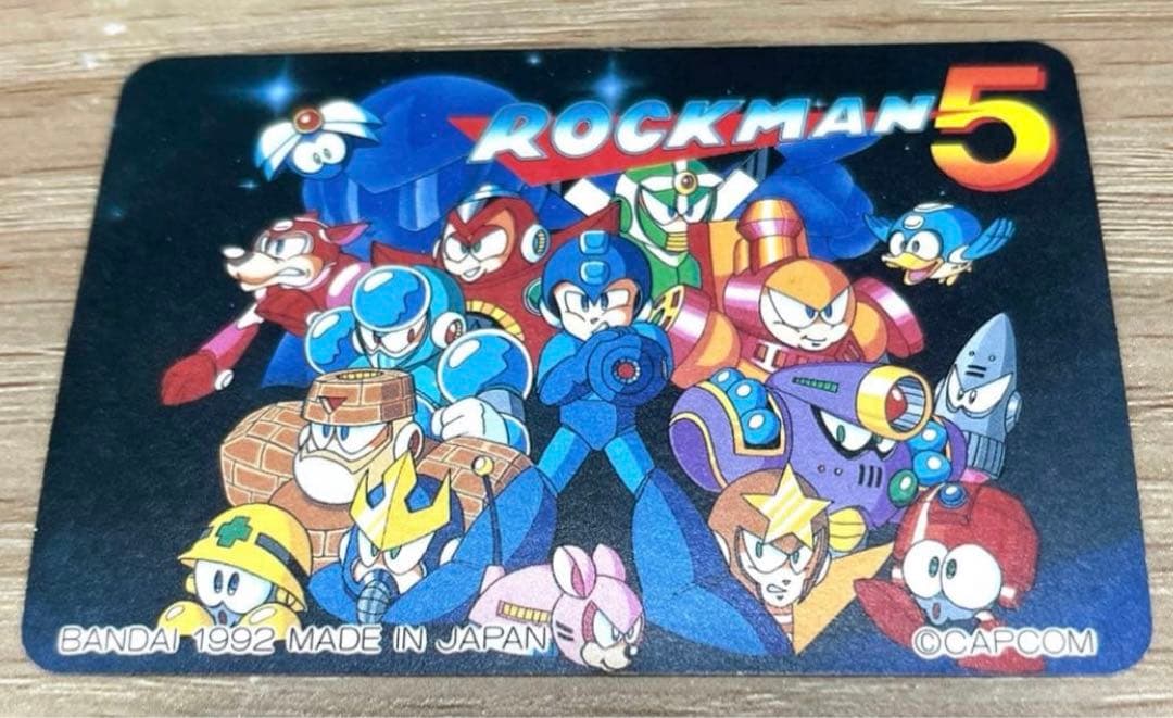 初期　ロックマン　キラ　カードダス　1992 BANDAI ROCKMAN