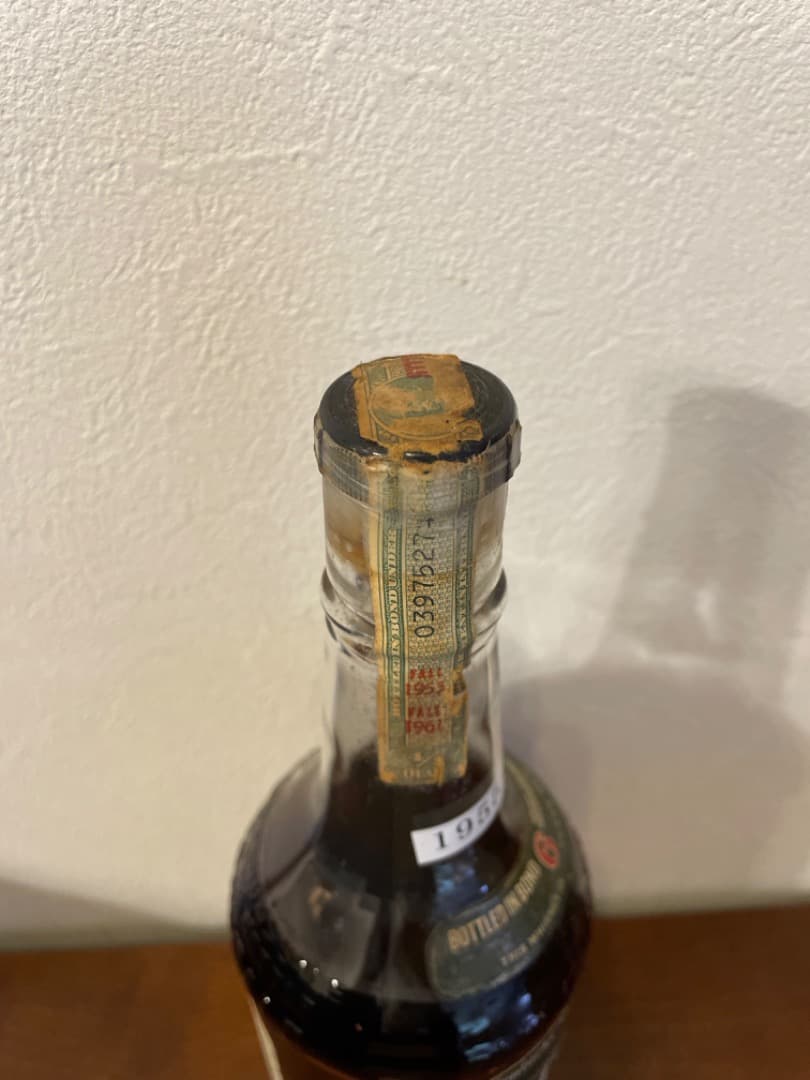 Old Fitzgerald 6年 ボトルインボンド 1955-1961