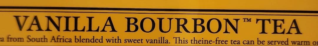TWG TEA VANILLA BOURBON TEA 1箱
