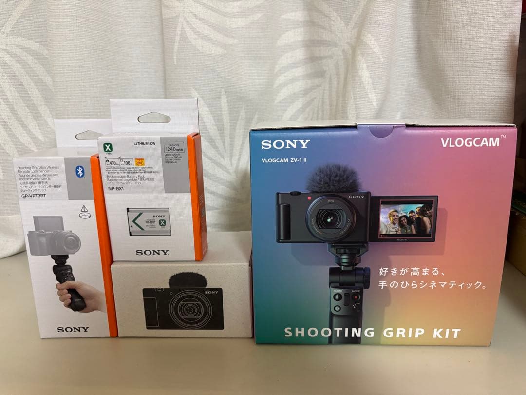 SONY VLOGCAM ZV-1 II シューティンググリップキットZV1M2